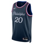 Maillot NBA Philadelphia 76ers Jared Mccain Nike 2025-26 City Edition Navy Swingman - Homme